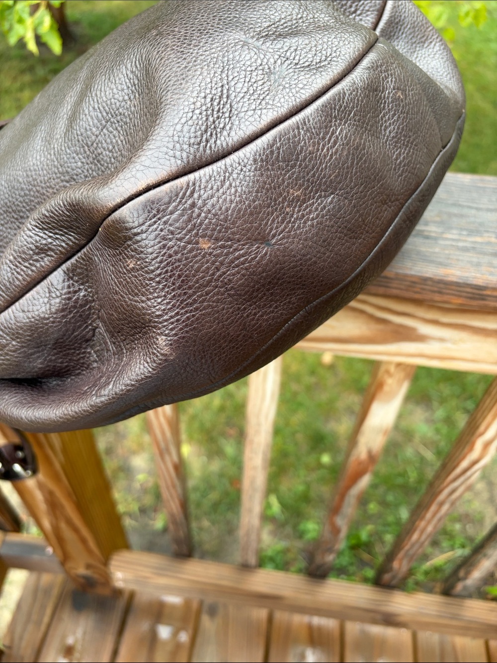 Coach Ali Convertible hobo leather dark brown crossbody - Picture 8 of 15